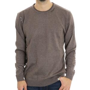 MAGLIA CON RICAMI SEINSE FANGO